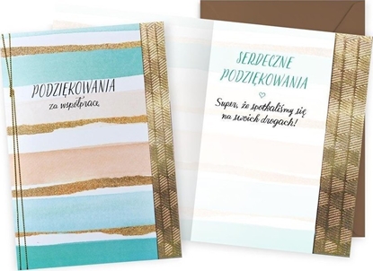 Изображение Karnet podzikowania za wspóprac paski