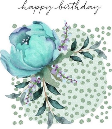 Attēls no Karnet Swarovski kwadrat CL4508_PO Happy brithday