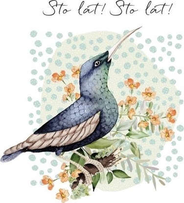 Attēls no Karnet Swarovski kwadrat CL4509_PO Sto lat!