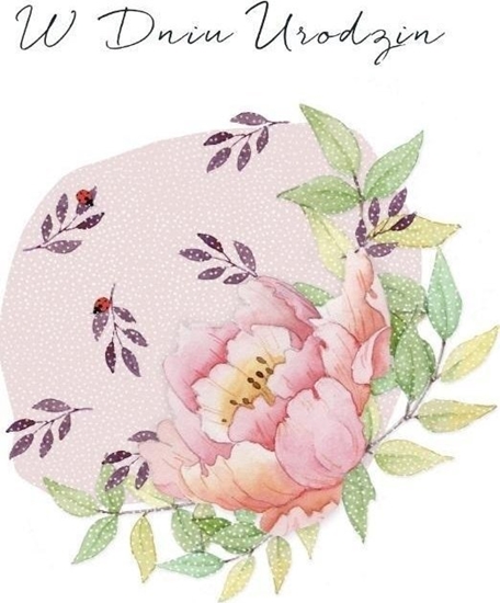 Picture of Karnet Swarovski kwadrat CL4510_PO Urodziny