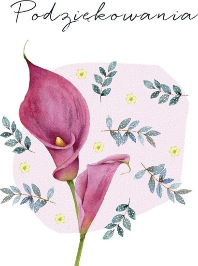 Picture of Karnet Swarovski kwadrat CL4519_PO Dzikuj