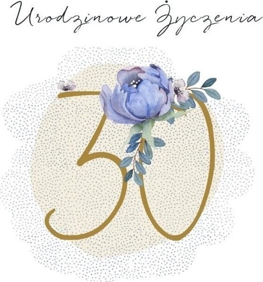 Picture of Karnet Swarovski kwadrat CL4530_PO Urodziny 30