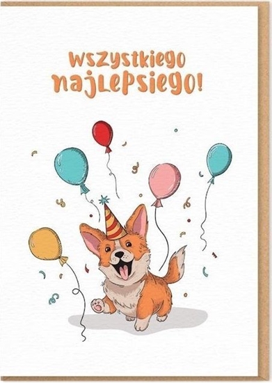 Изображение Karnet Urodziny - Wszystkiego nalepsiego