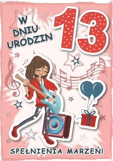 Изображение Karnet urodziny 13