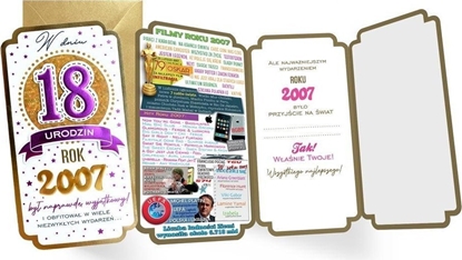 Изображение Karnet urodziny 18