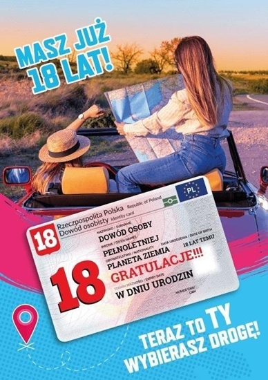 Picture of Karnet Urodziny 18