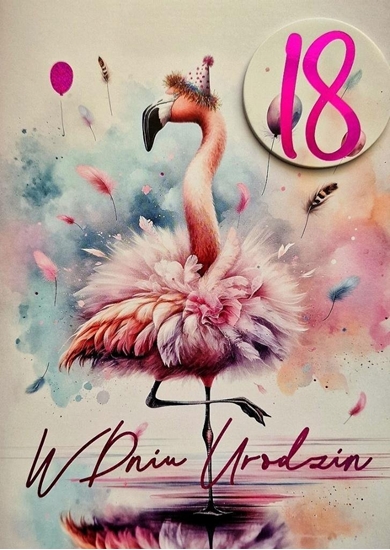 Picture of Karnet Urodziny 18 3K