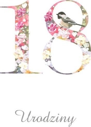 Picture of Karnet Urodziny 18 DL T01 - Ptaszek
