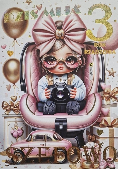 Picture of Karnet Urodziny 3 3K