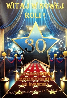 Picture of Karnet Urodziny 30 4K