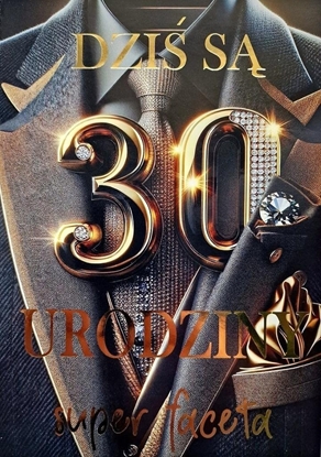 Picture of Karnet Urodziny 30 garnitur 3K