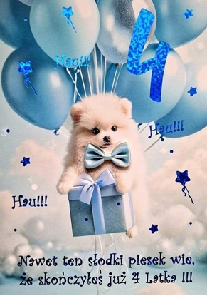 Picture of Karnet Urodziny 4 3K