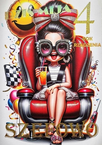 Изображение Karnet Urodziny 4 3K