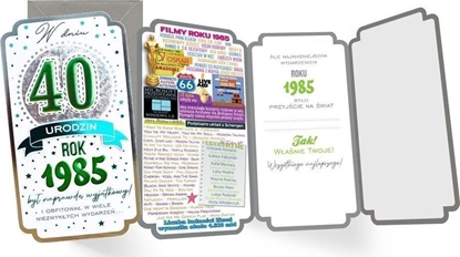 Изображение Karnet urodziny 40