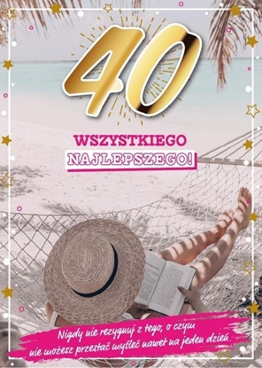 Изображение Karnet Urodziny 40