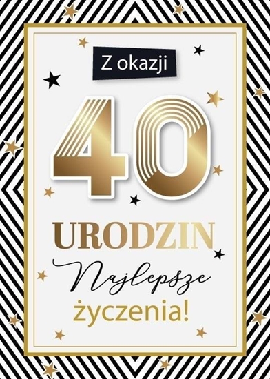 Изображение Karnet Urodziny 40