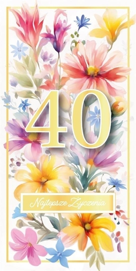 Изображение Karnet Urodziny 40