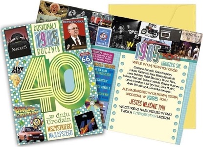 Изображение Karnet Urodziny 40