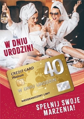 Изображение Karnet Urodziny 40