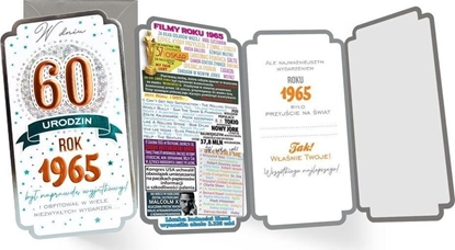 Изображение Karnet urodziny 60