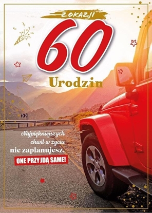 Изображение Karnet Urodziny 60