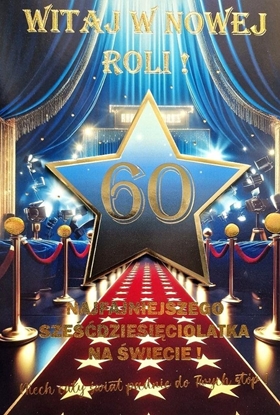 Picture of Karnet Urodziny 60 4K