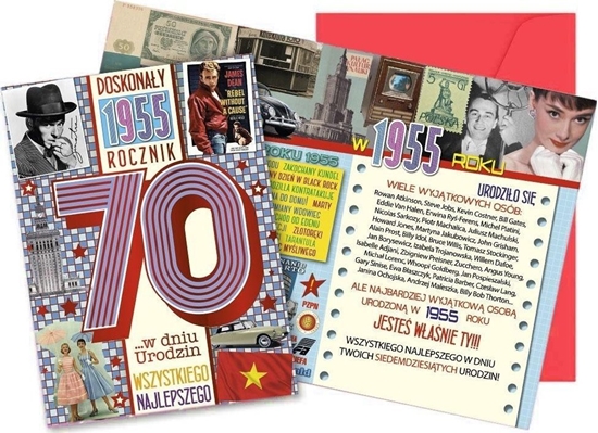 Изображение Karnet Urodziny 70