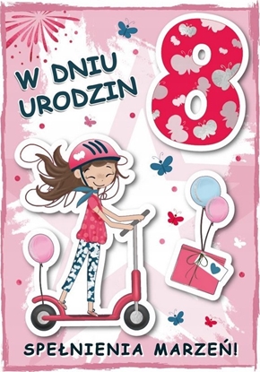 Изображение Karnet urodziny 8