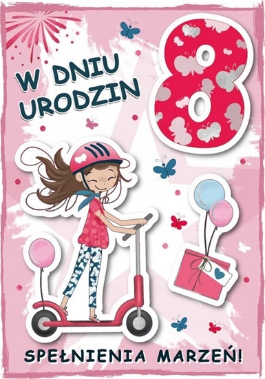 Изображение Karnet urodziny 8