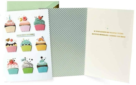 Изображение Karnet Urodziny babeczki