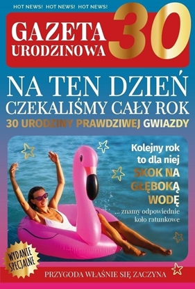 Picture of Karnet Urodziny gazeta 30