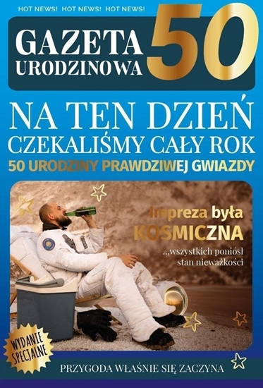 Picture of Karnet Urodziny gazeta 50