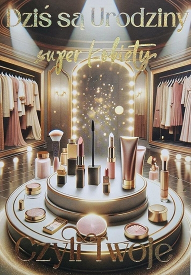 Picture of Karnet Urodziny Make up 3K