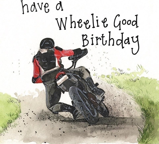 Изображение Karnet Urodziny S475 Motocyklista