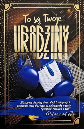 Picture of Karnet Urodziny Sporty Walki