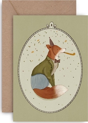 Picture of Karnet urodzinowy happy birthday lisek