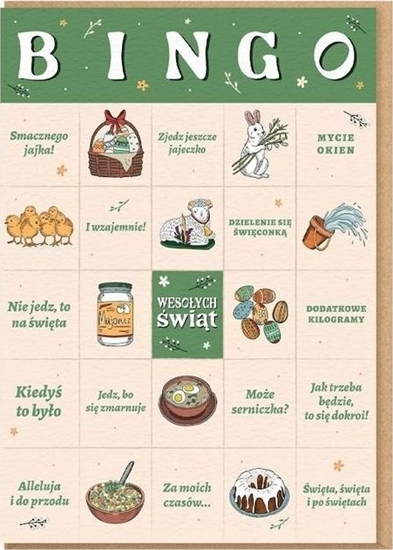 Изображение Karnet Wielkanoc - Bingo wielkanocne