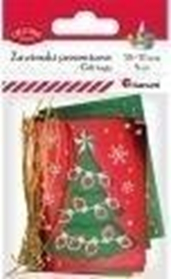 Изображение Karnety prezentowe Boe Narodzenie 50x70mm 8szt