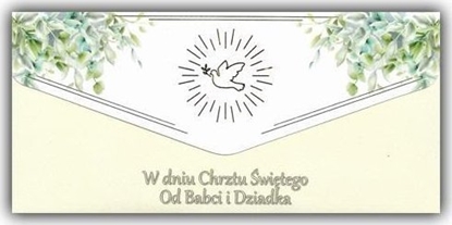 Picture of Karnet-koperta Chrzest od Babci i Dziadka