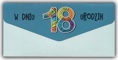 Picture of Karnet-koperta Urodziny 18