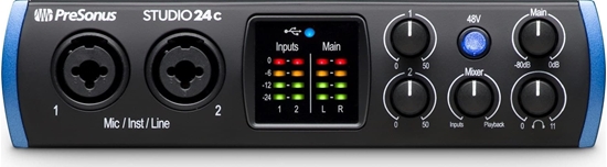 Изображение Karta dwikowa PreSonus PreSonus Studio 24c - Interfejs Audio USB-C