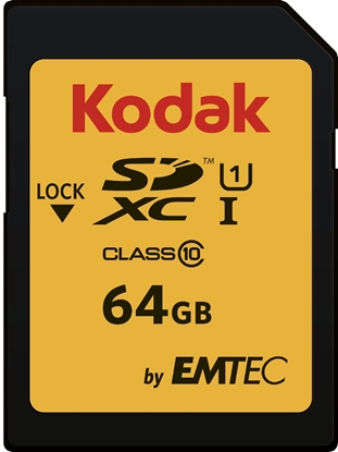 Attēls no Karta Kodak 650X SDXC 64 GB Class 10 UHS-I/U3  (EKMSD64GXC10HPRK)