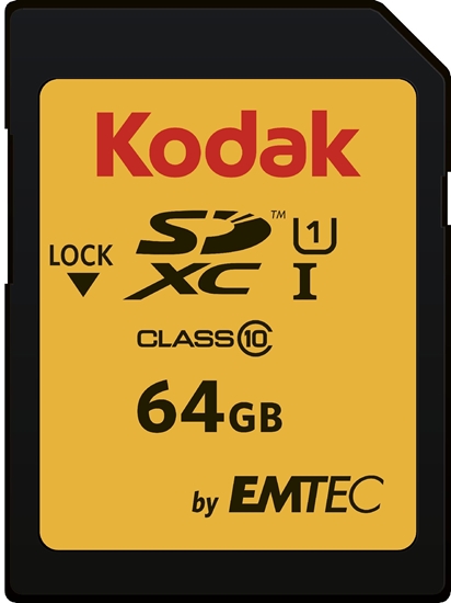 Picture of Karta Kodak 650X SDXC 64 GB Class 10 UHS-I/U3  (EKMSD64GXC10HPRK)