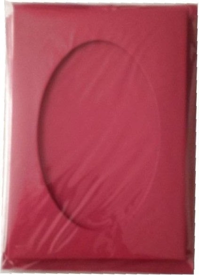 Picture of Karta passepartout + koperta bordowa 5szt