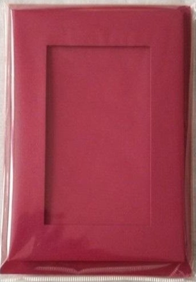 Picture of Karta passepartout + koperta bordowa 5szt