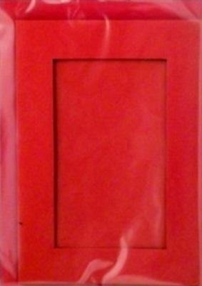 Picture of Karta passepartout + koperta czerwona 5szt