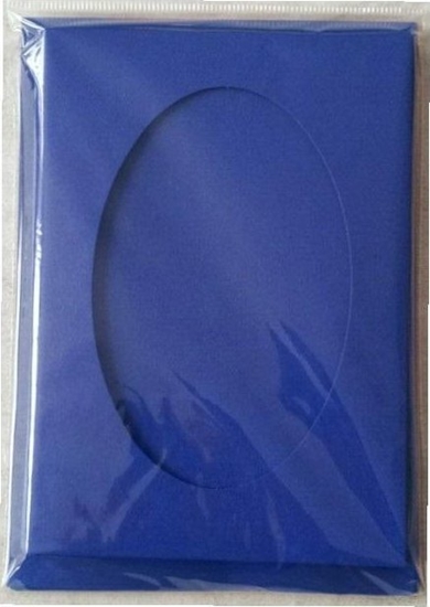 Picture of Karta passepartout + koperta granatowe 5szt