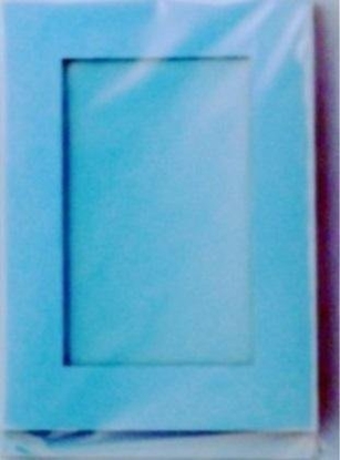 Picture of Karta passepartout + koperta jasnoniebieska 5szt