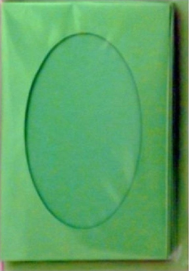 Picture of Karta passepartout + koperta jasnozielona 5szt