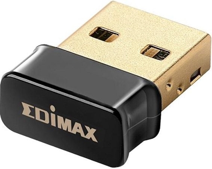 Attēls no Karta sieciowa EdiMax AC450 WiFi USB 2.0 nano size, Czarny (EW-7711ULC)